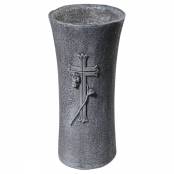 Vase mit Kreuz