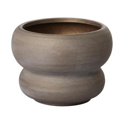 Topf mit Ringen teracotta