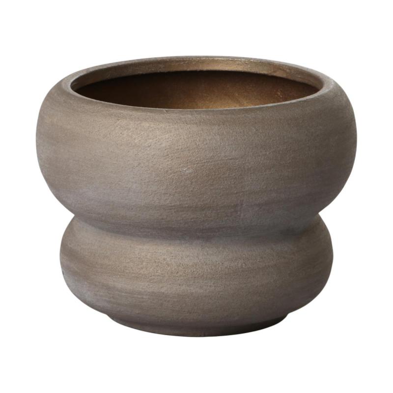 Topf mit Ringen teracotta