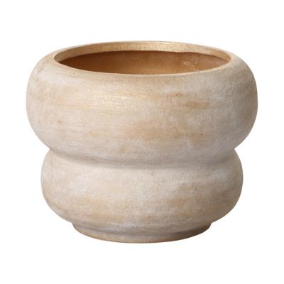 Topf mit Ringen hellbraun