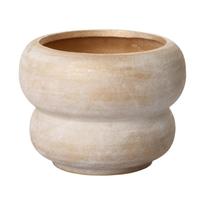 Topf mit Ringen hellbraun