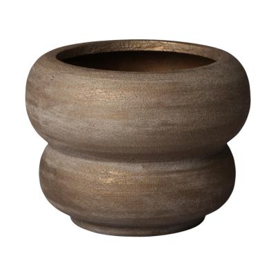 Topf mit Ringen teracotta