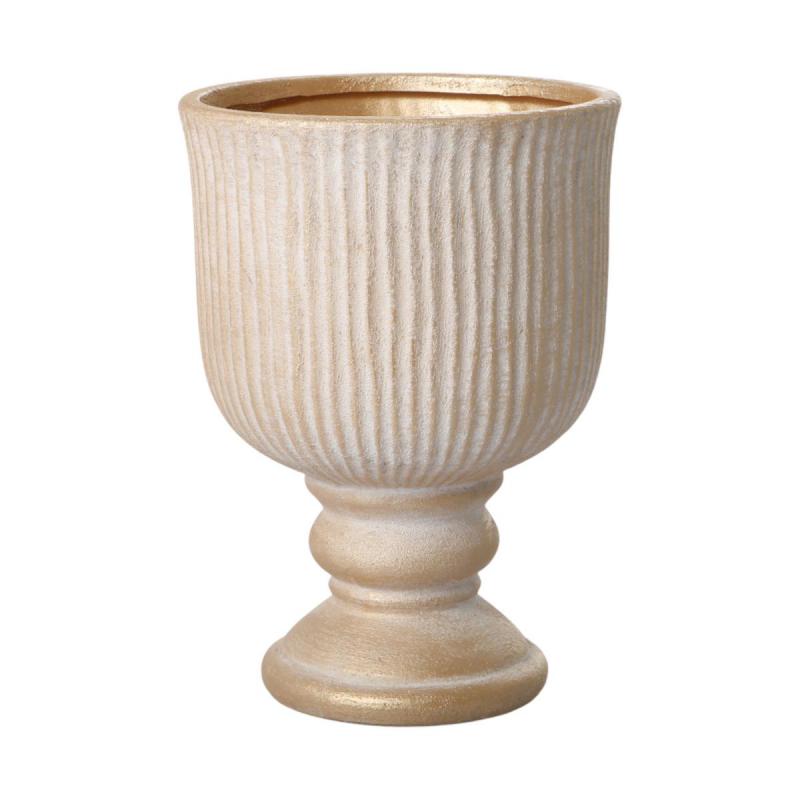 Pokal für Orchideen hellbraun