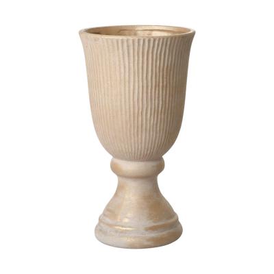 Pokal für Orchideen hellbraun