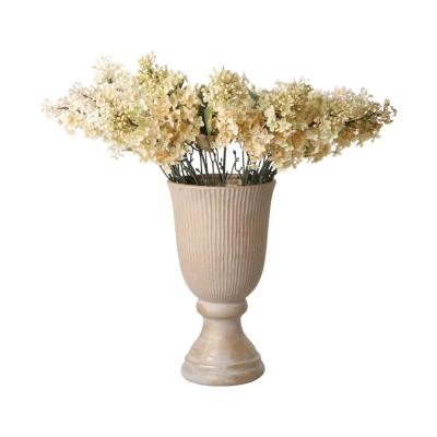 Pokal für Orchideen hellbraun