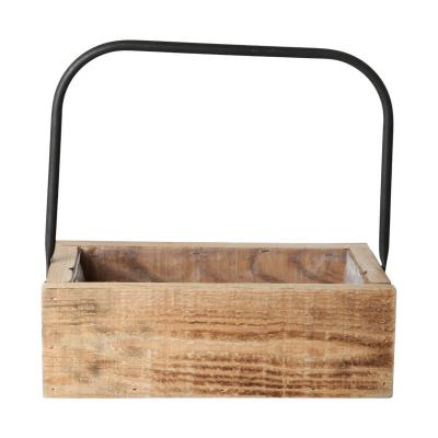 Pflanzkiste mit Henkel rechteckig