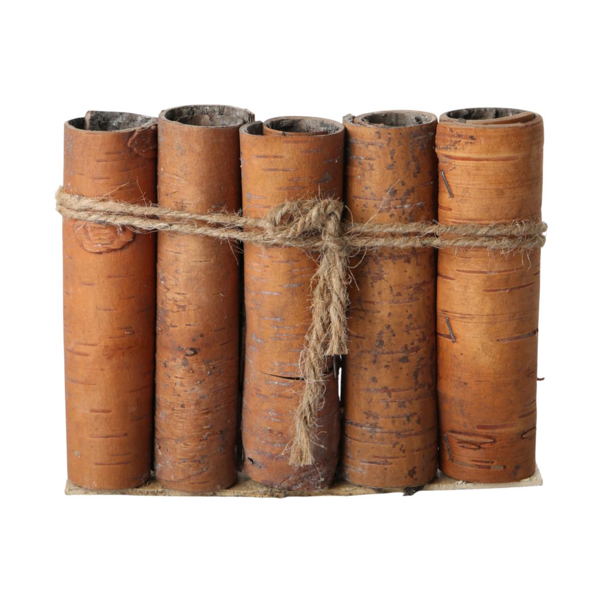 Reagenzglas-Ständer in Rinde