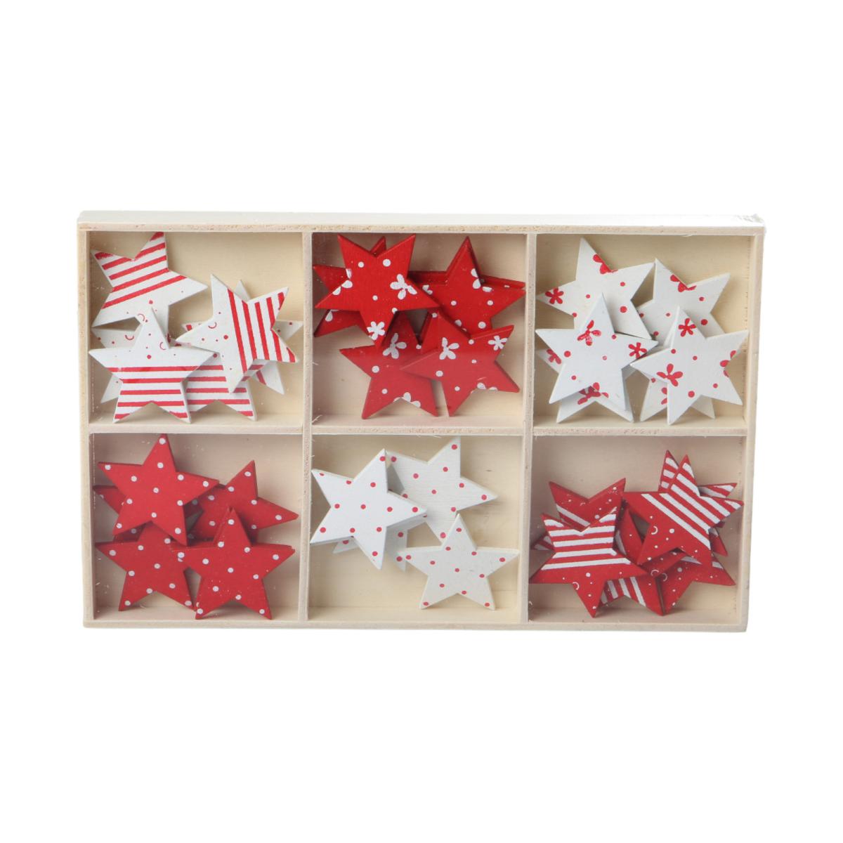 Stern-Streuteile mit Klebepunkt