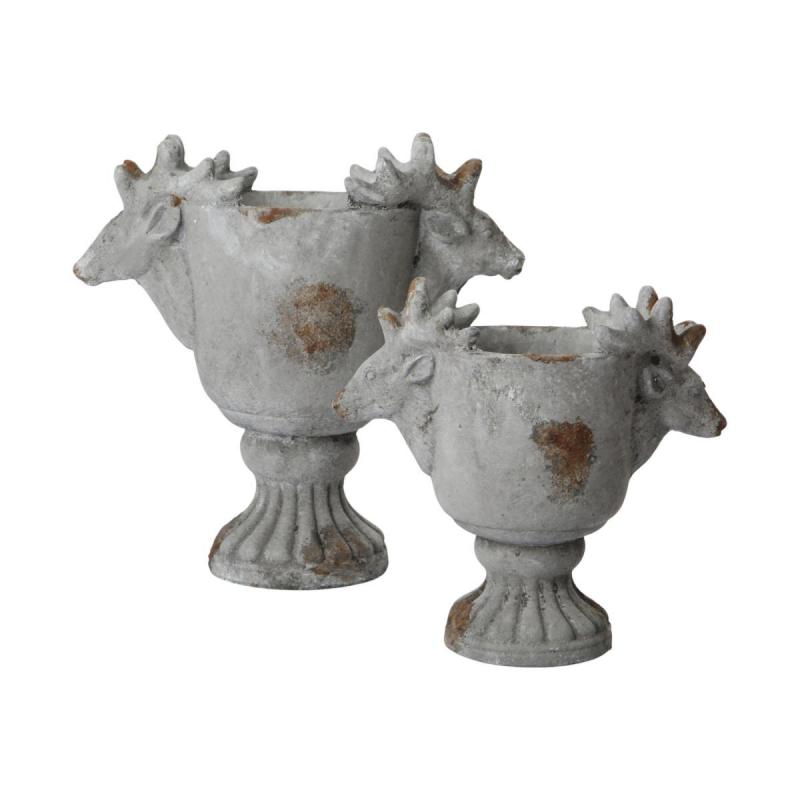 Pokal mit Hirschköpfen