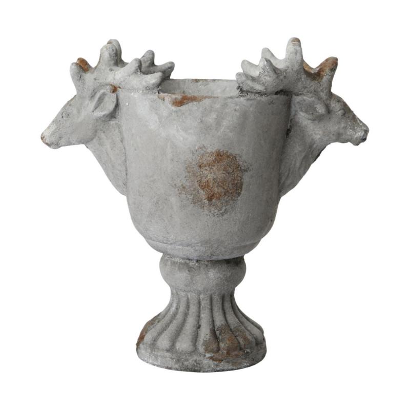 Pokal mit Hirschköpfen