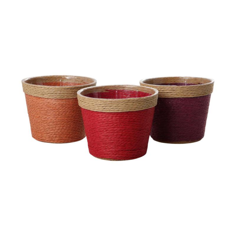 Papierkordel-Topf für 11er Farbmix