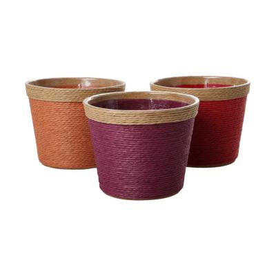 Papierkordel-Topf für 12er Farbmix