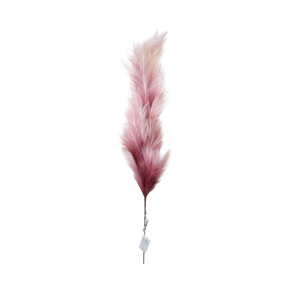 Pampasgras mit LED rosa