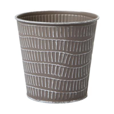 Metall-Topf für 10,5er taupe