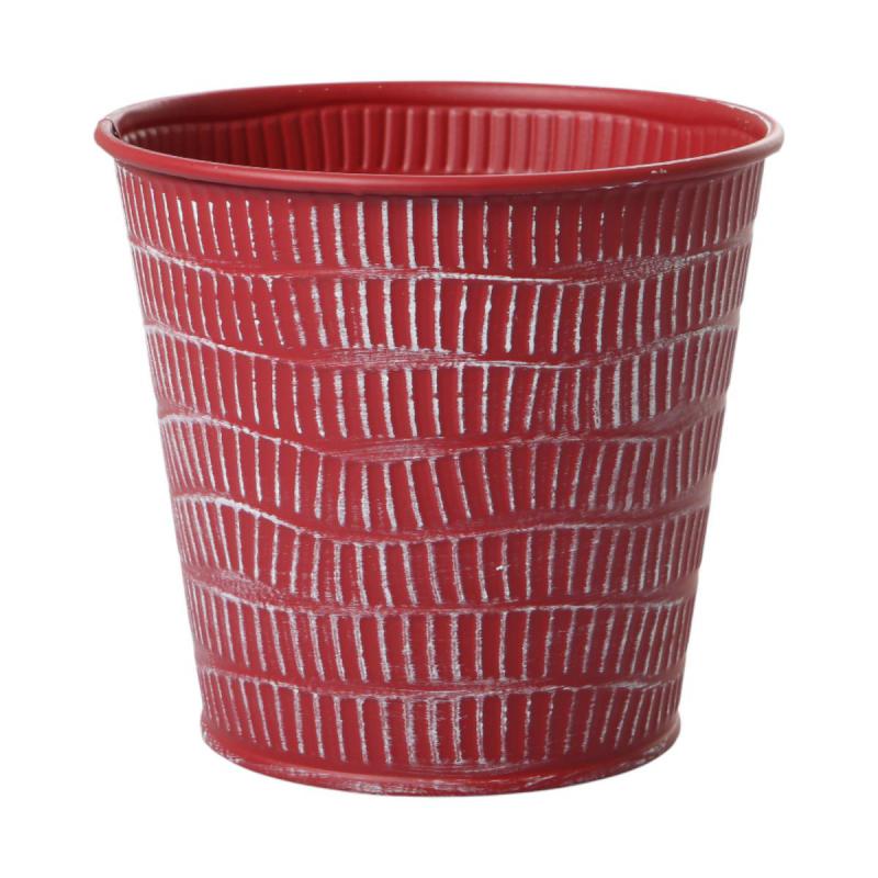 Metall-Topf für 12/13er rot