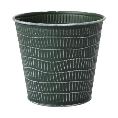 Metall-Topf f&uuml;r 12/13er gr&uuml;n