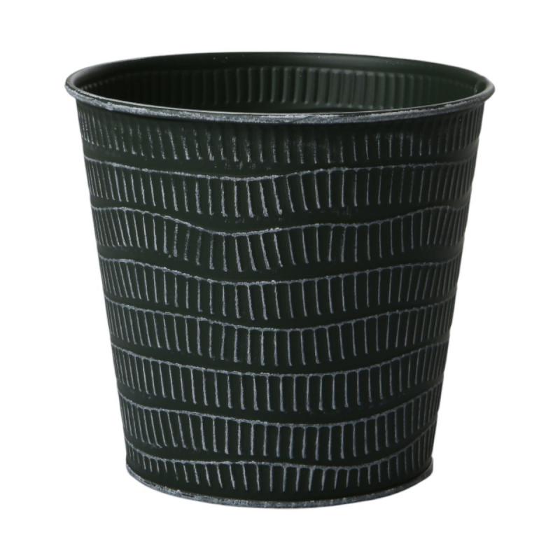 Metall-Topf für 14er grün