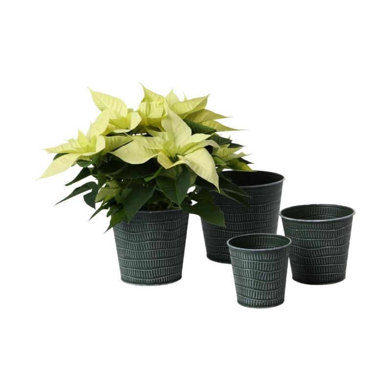 Metall-Topf für 16er grün