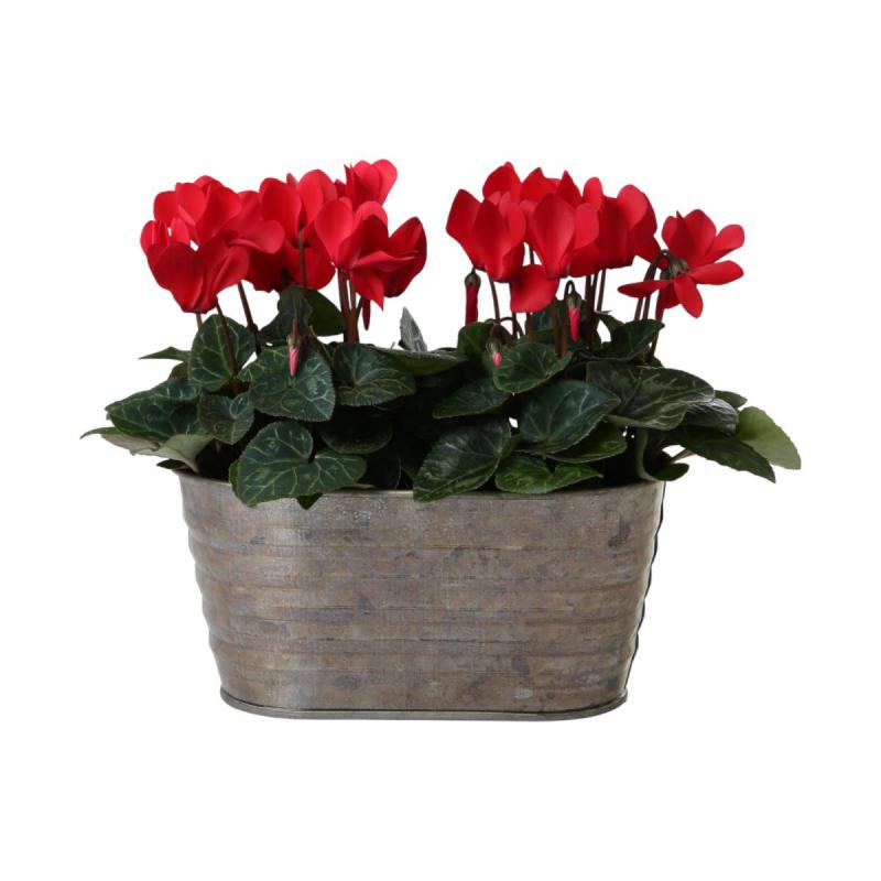 Metall-Schalle oval antik