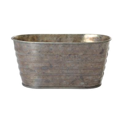 Metall-Schalle oval antik