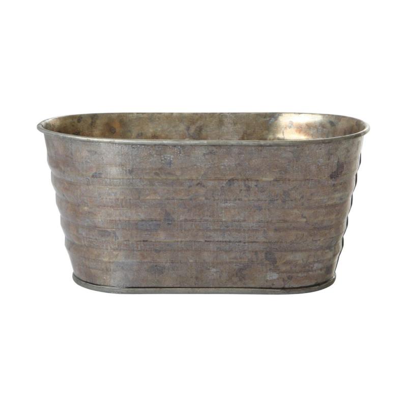 Metall-Schalle oval antik