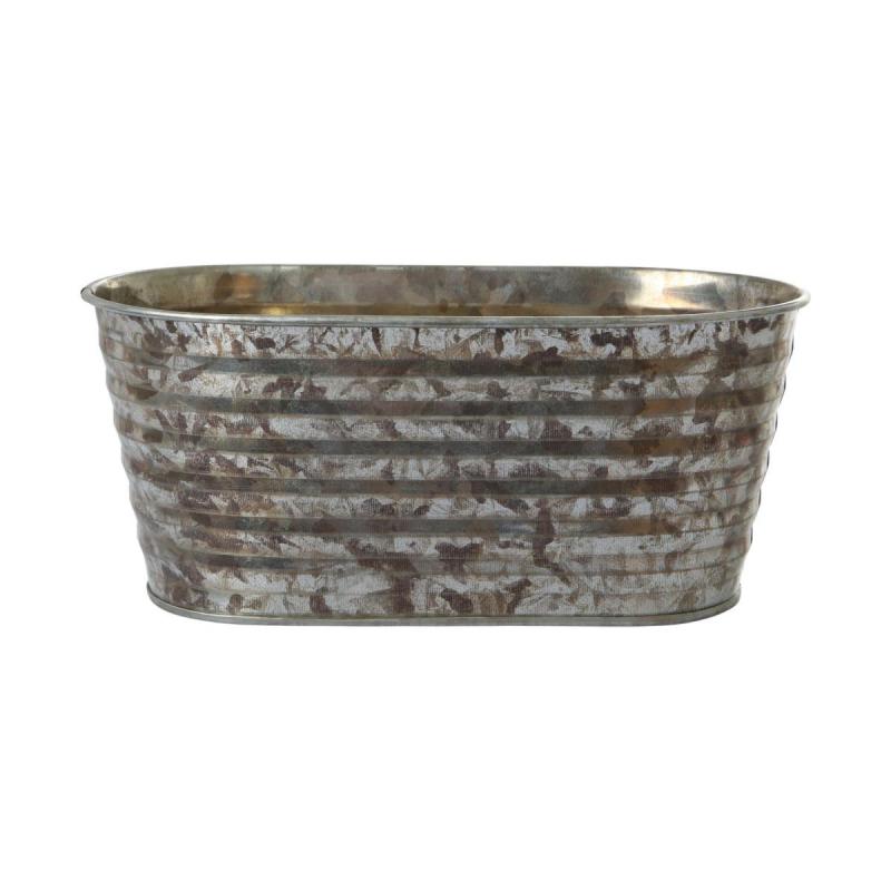 Metall-Schalle oval antik