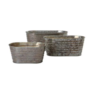 Metall-Schalle oval antik