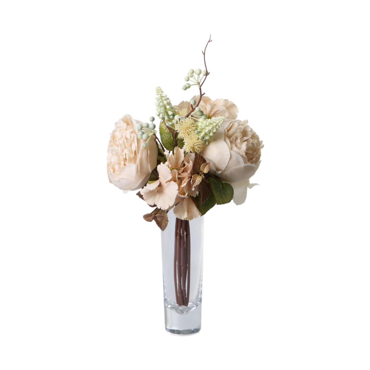 Pfingstrosen-Stauß creme