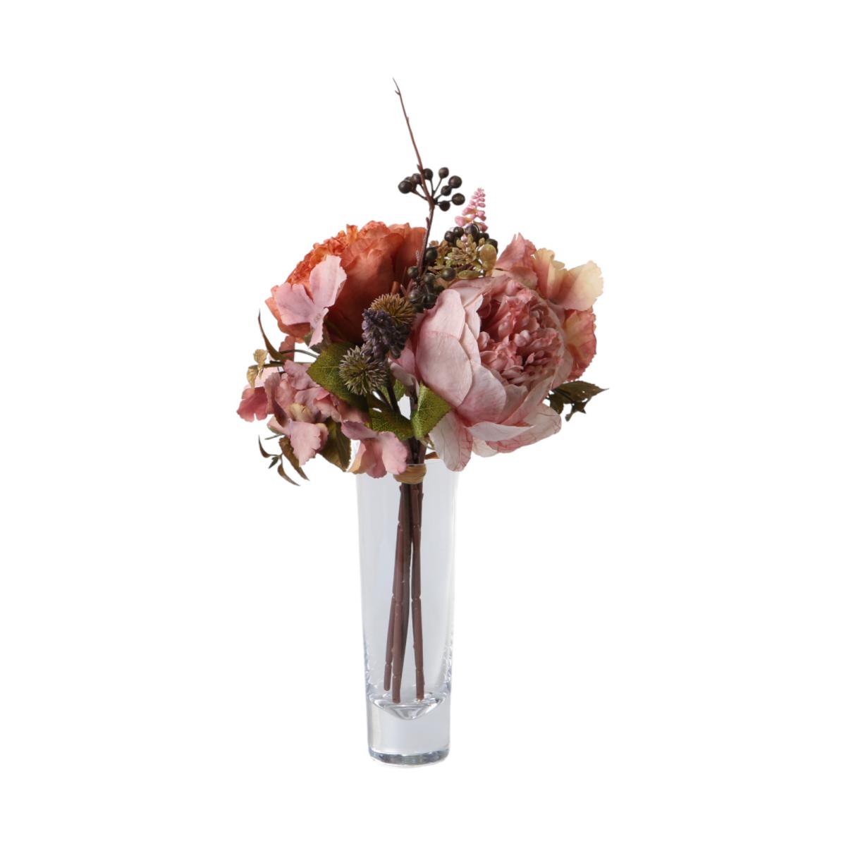 Pfingstrosen-Strauß altrosa