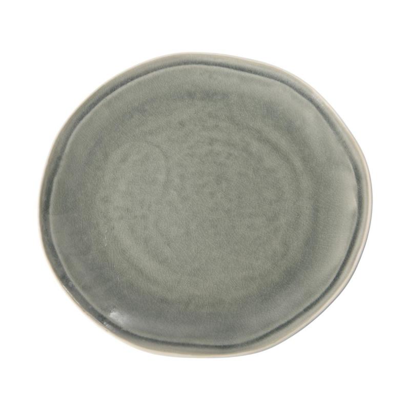 Keramik-Teller grau