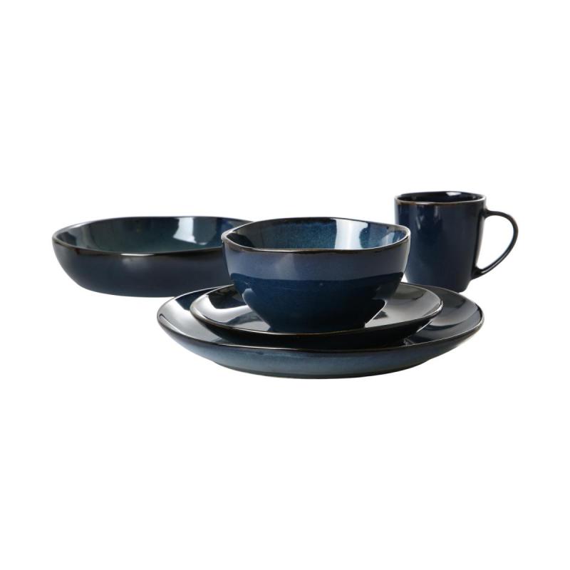 Keramik-Tasse 14oz dunkelblau