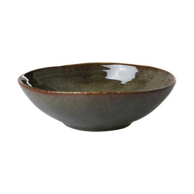 Keramik-Schüssel grün-braun