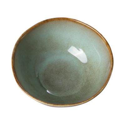 Keramik-Schüssel grün-braun