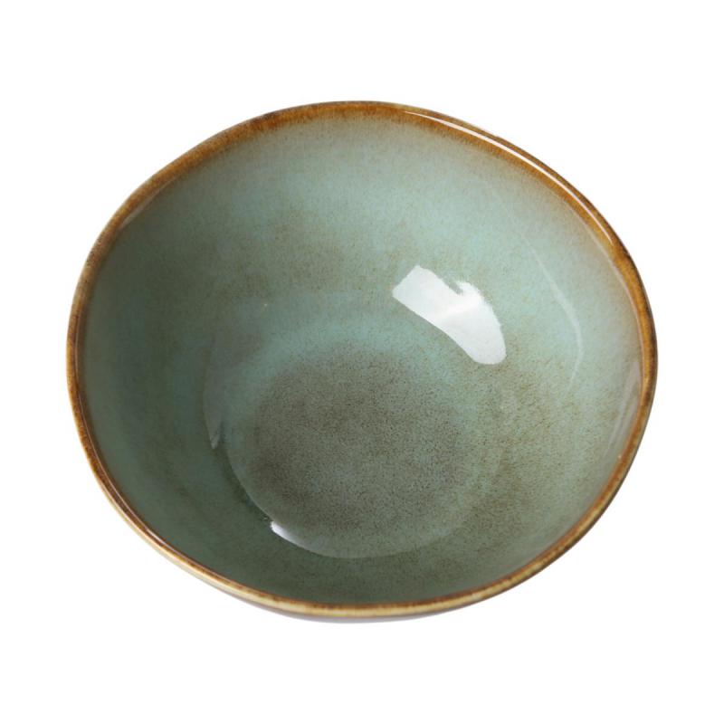 Keramik-Schüssel grün-braun