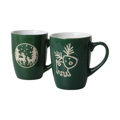 Keramik-Tasse 12oz Weihnachten Motivmix