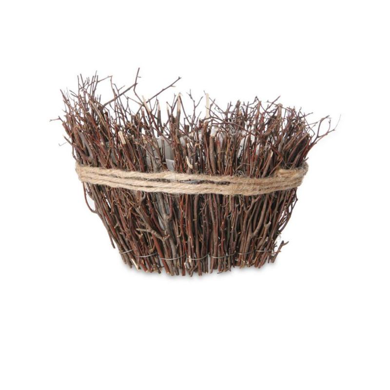 Weidenzweig-Boot mit Sisal