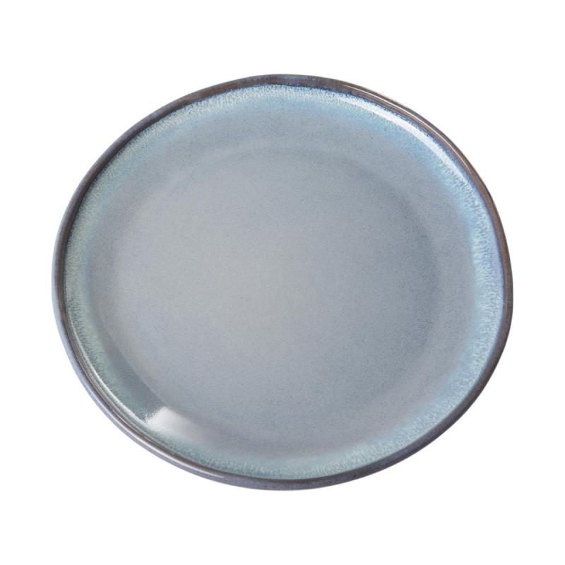 Keramik-Teller hellblau