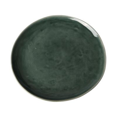 Keramik-Teller petrol