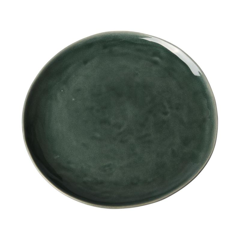 Keramik-Teller petrol