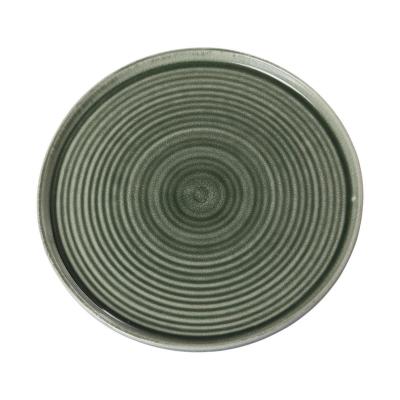 Keramik-Teller salbeigrün