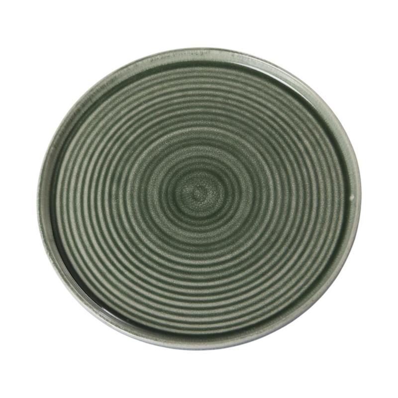 Keramik-Teller salbeigrün