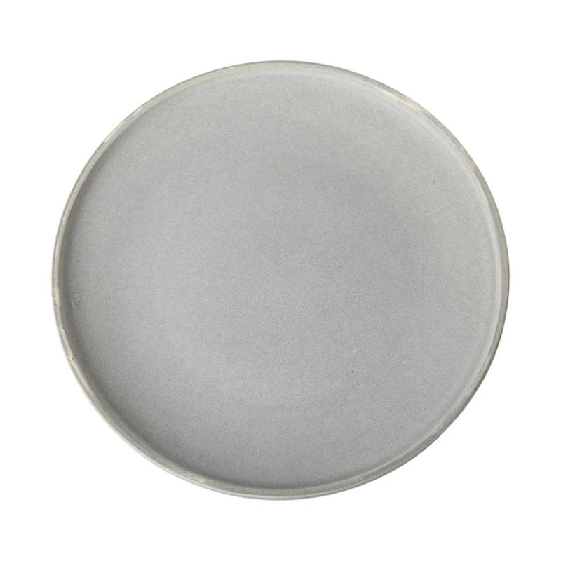 Keramik-Teller hellgrau