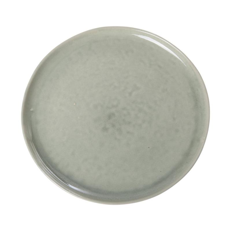 Keramik-Teller antikweiß