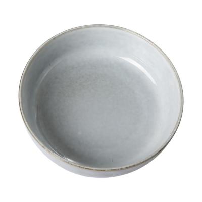 Keramik-Schüssel hellblau-grau
