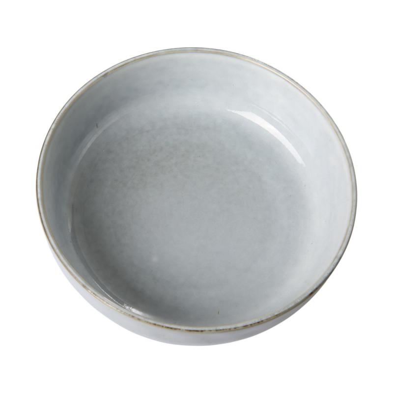 Keramik-Schüssel hellblau-grau