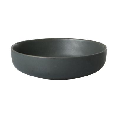 Keramik-Schüssel mattschwarz