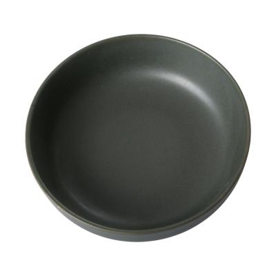 Keramik-Schüssel mattschwarz