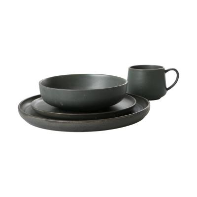 Keramik-Tasse 10oz mattschwarz