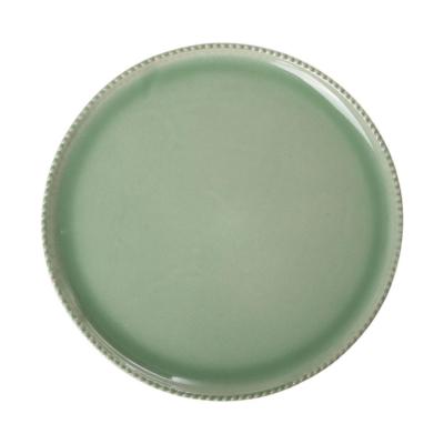 Keramik-Teller mintgrün