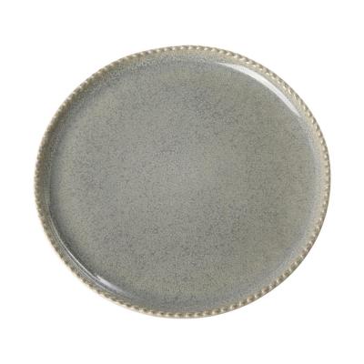 Keramik-Teller grau